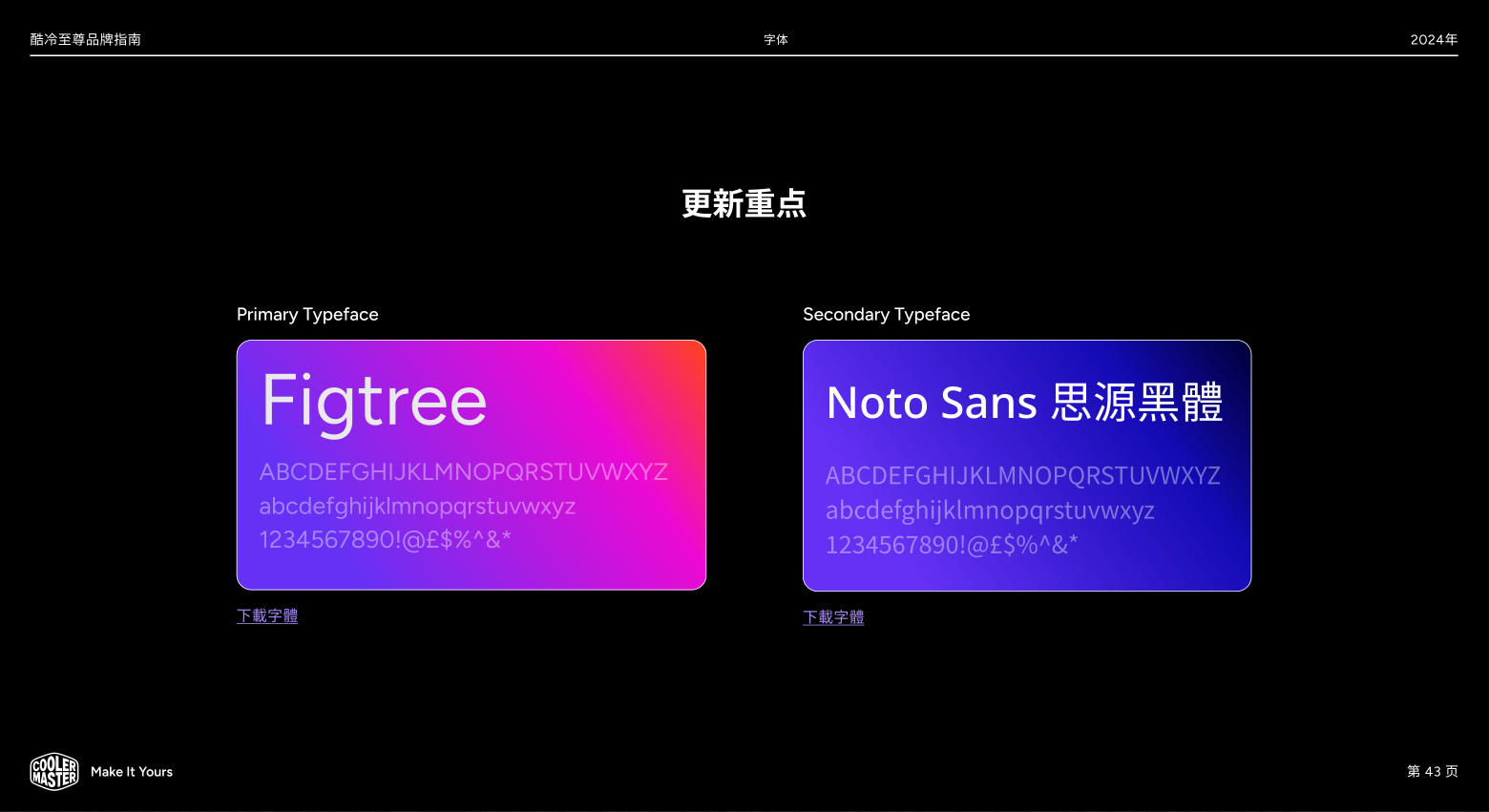 酷冷至尊 主字体 Figtree