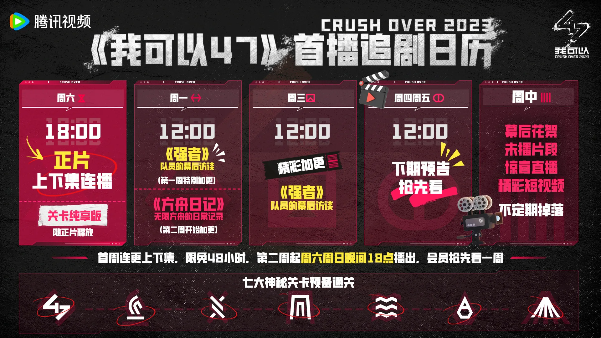 我可以47首播追剧日历
